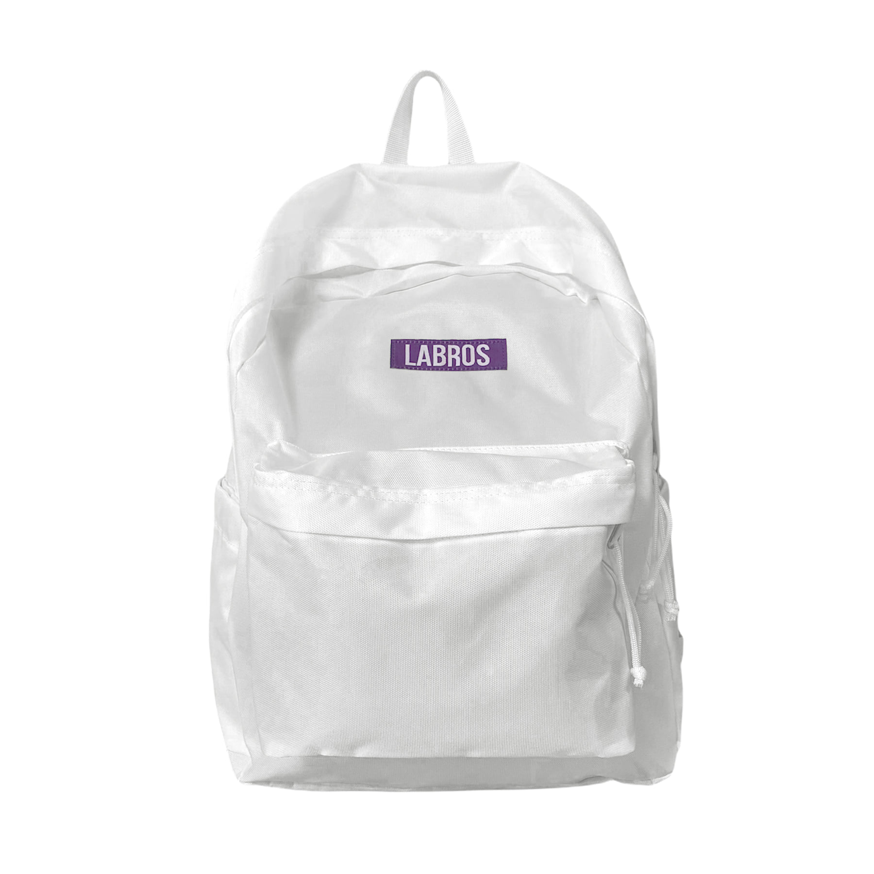 Box Logo Backpack (White)