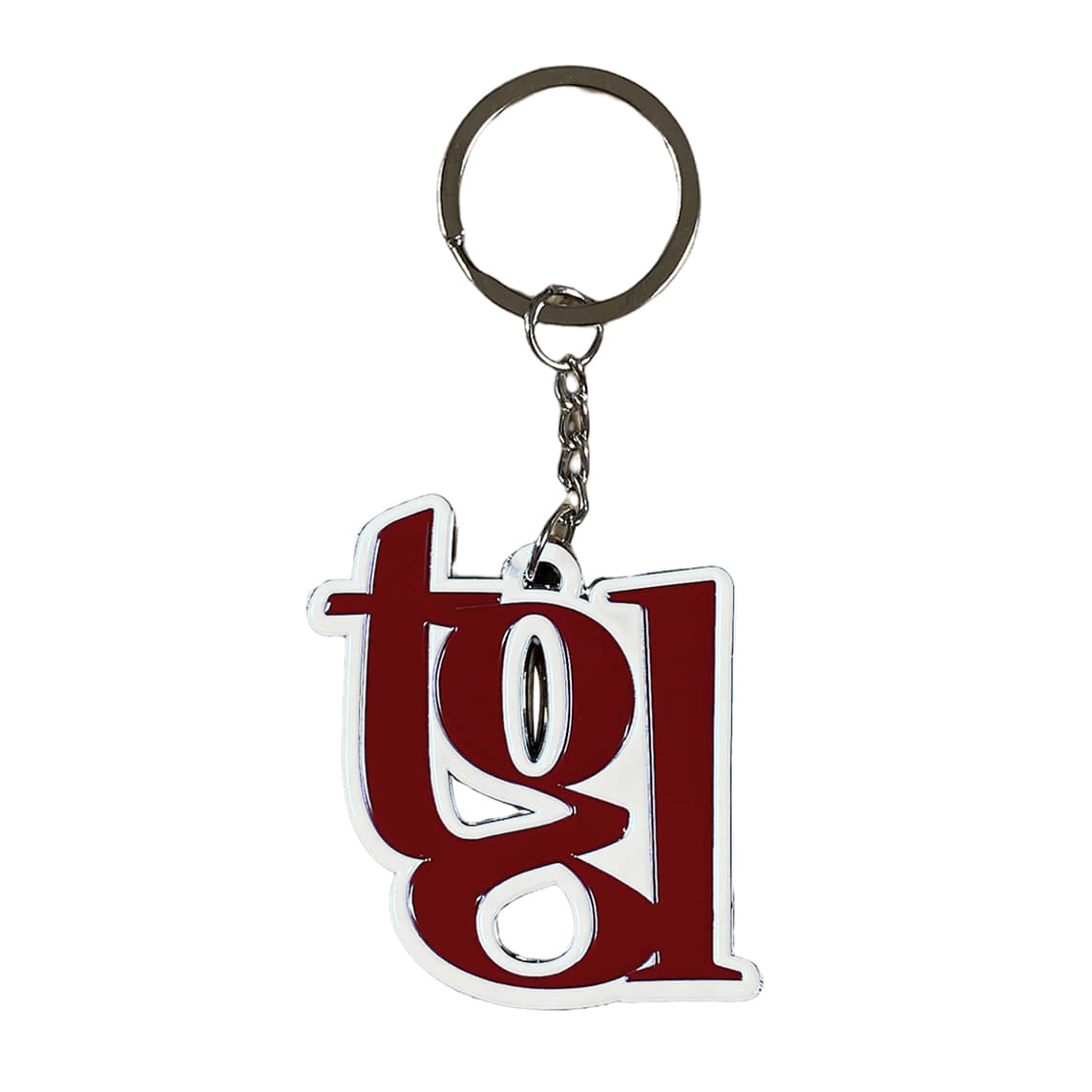 Big TGL Metal Keychain (Red)