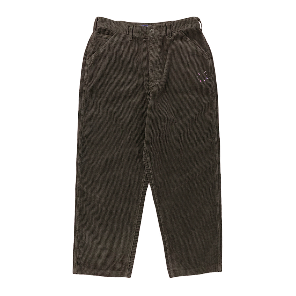 Punched Man Corduroy Pants (Brown)