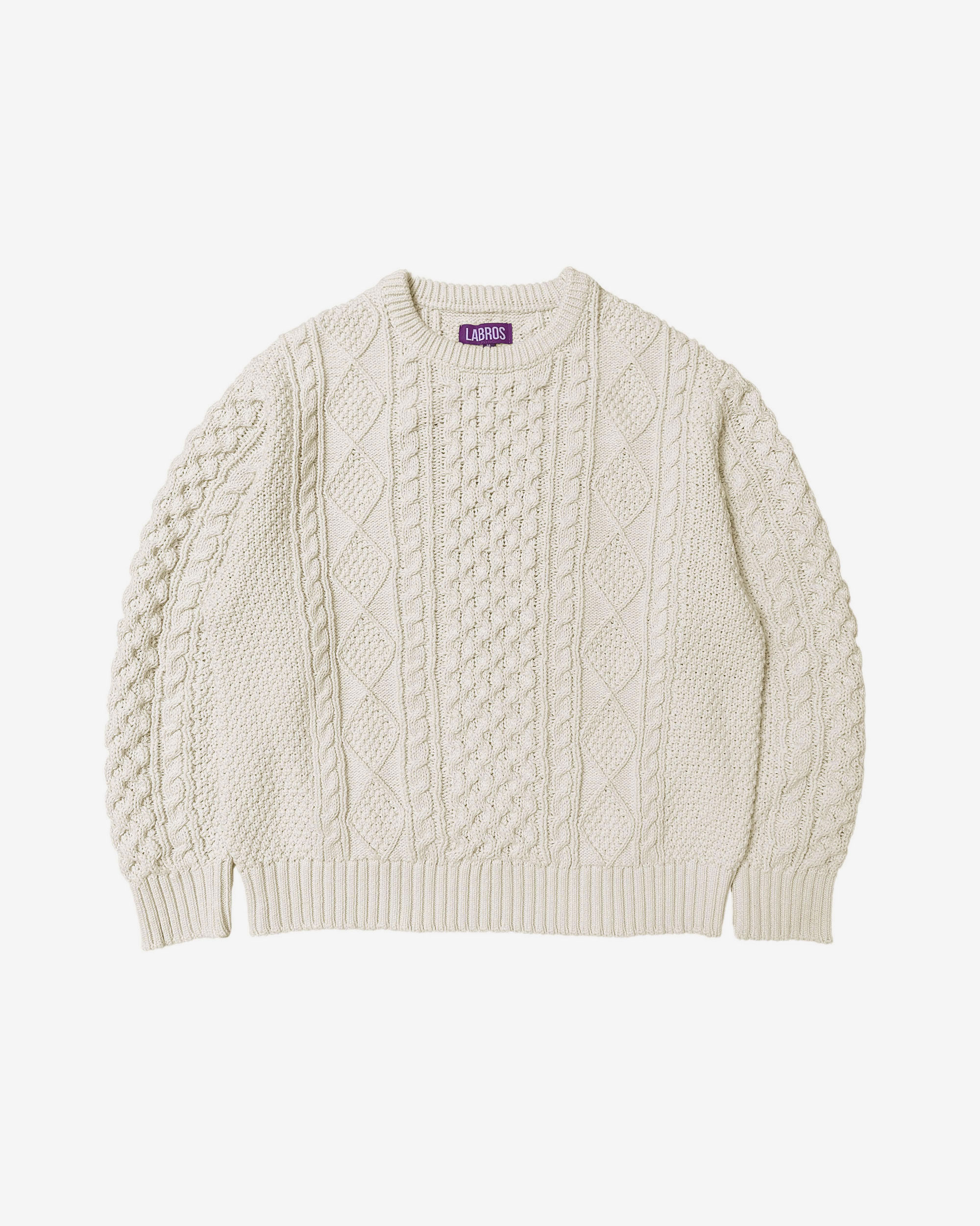 TGL Fisherman Sweater (Off White)